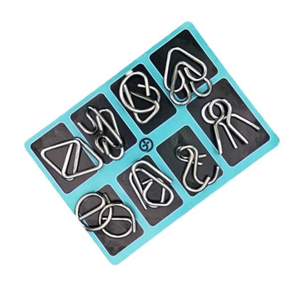 🔥Metal Puzzle Ring,Educational intellectual Toys IQ Toys,Metal Brain teaser Puzzles