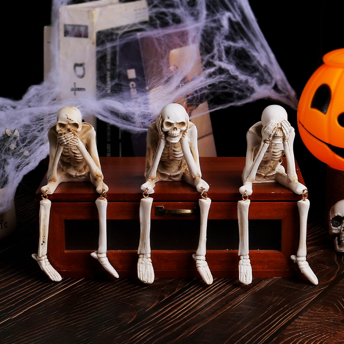 🎃👻💀Halloween Fireplace Simulation Skull