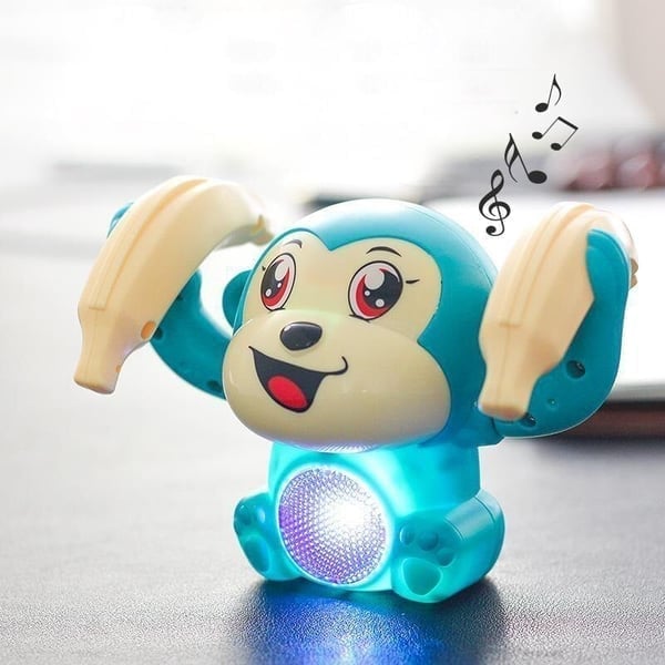 🐒Early infant electric flip and head monkey toys