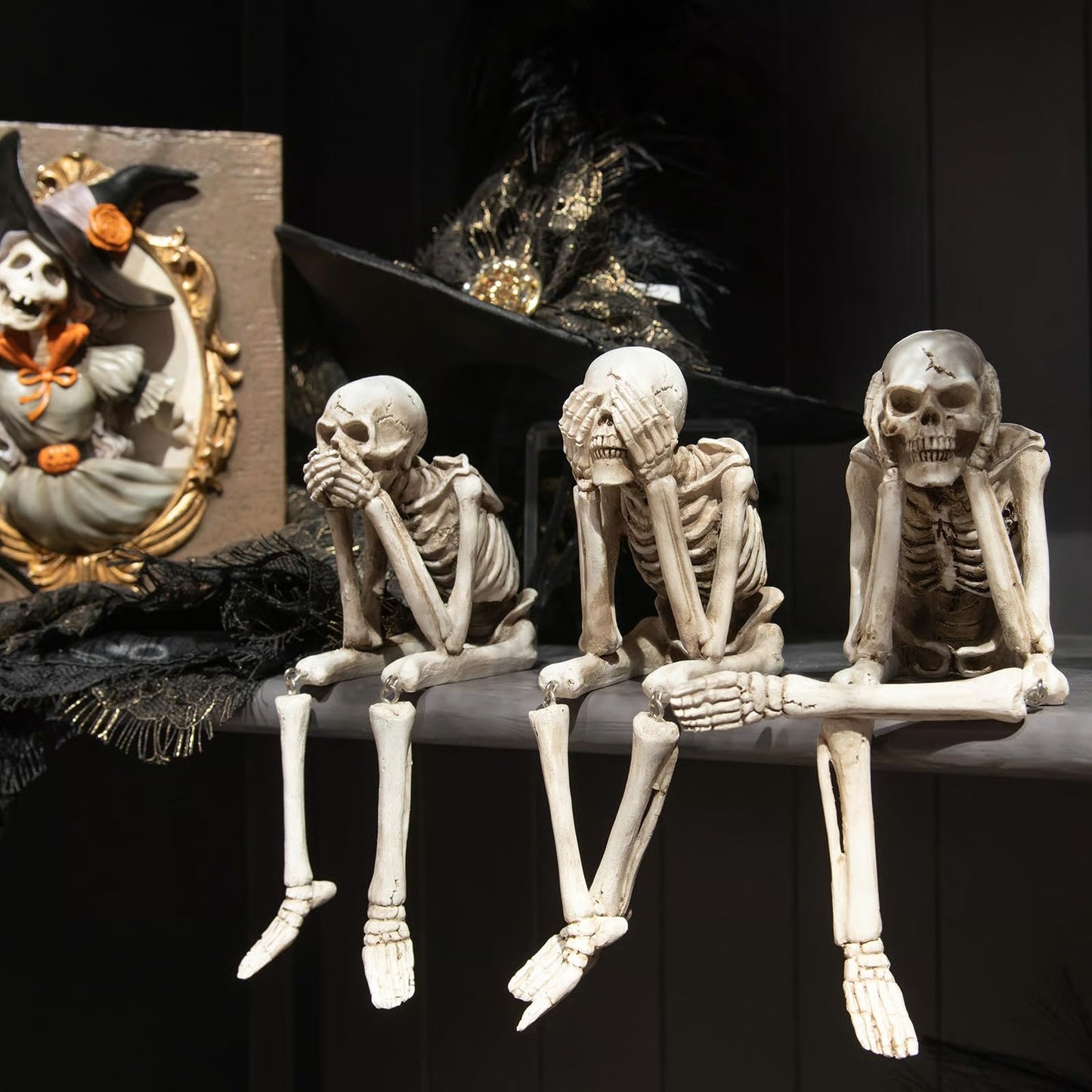 🎃👻💀Halloween Fireplace Simulation Skull