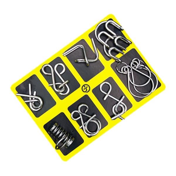 🔥Metal Puzzle Ring,Educational intellectual Toys IQ Toys,Metal Brain teaser Puzzles