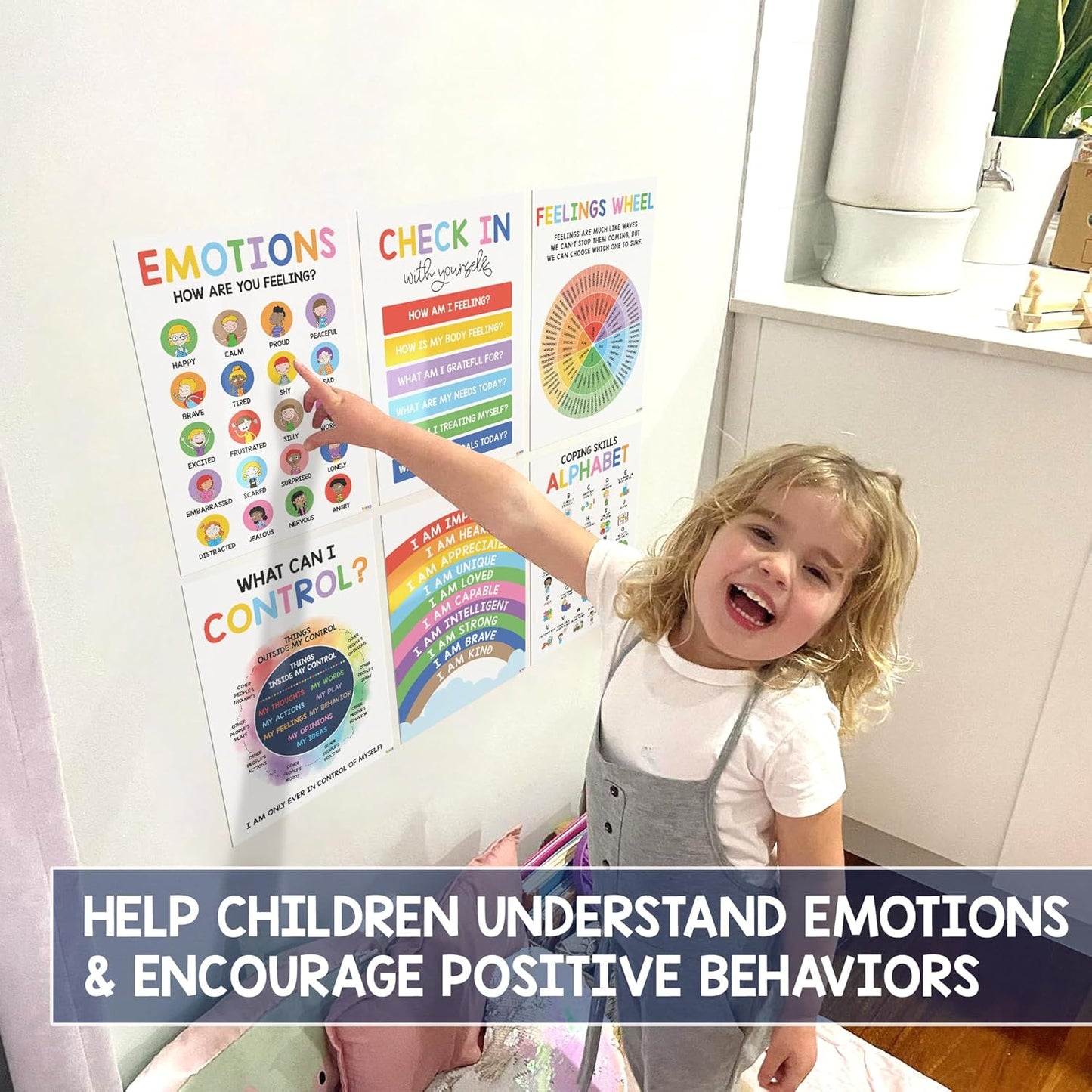 🔥❤️12 Pcs Calming Corner Posters