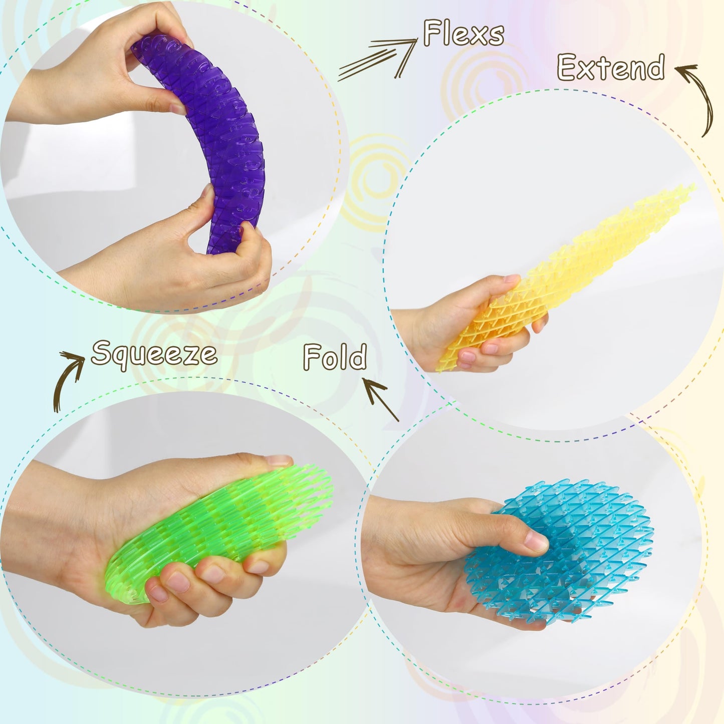🐛3D Printed Small Flying Insect Elastic Stretchable and Versatile Decompression Toy